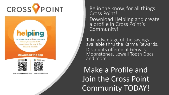 Cross Point Community Helpiing App