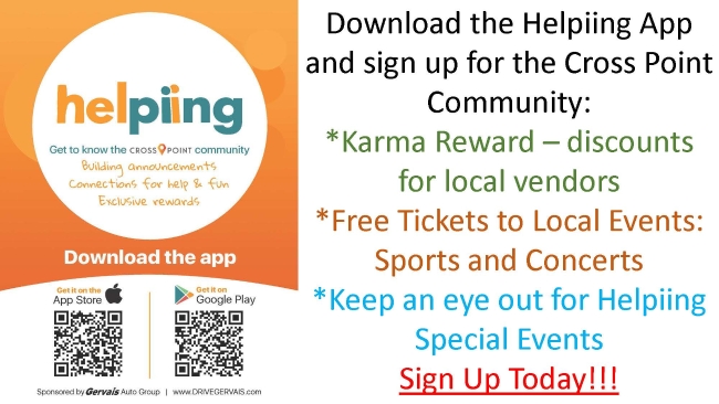 Helpiing App - Sign up for Special Rewards and Free Offers to local events