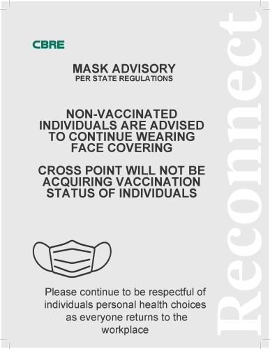 Masks are recommended for unvaccinated individuals 